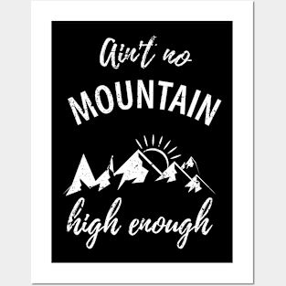 Mountains Hiking Posters and Art